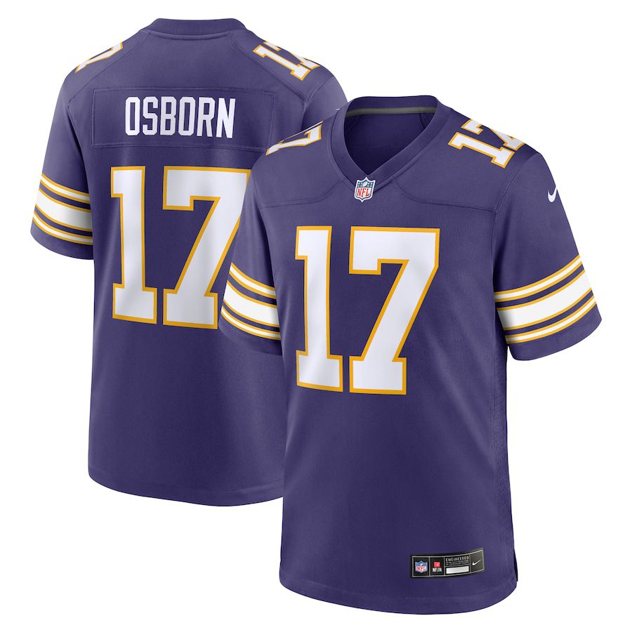 Men Minnesota Vikings 17 K.J. Osborn Nike Purple Classic Player Game NFL Jersey